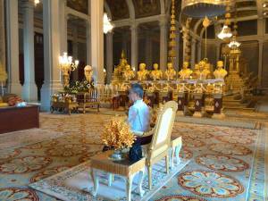 Son Altesse Royale la Princesse Samdech Sisowath Pongneary Monipong présidant les cérémonies du Pchum Ben lundi 22 septembre 2014 